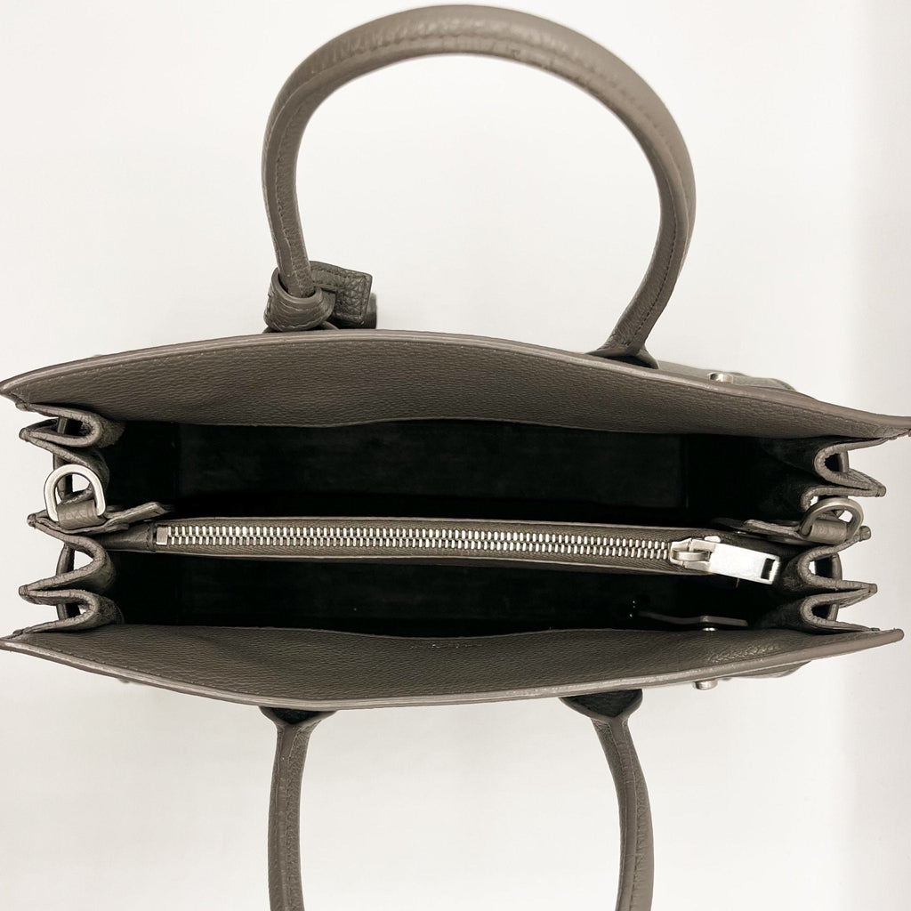 Sac de Jour Tote Baby in Grey Leather