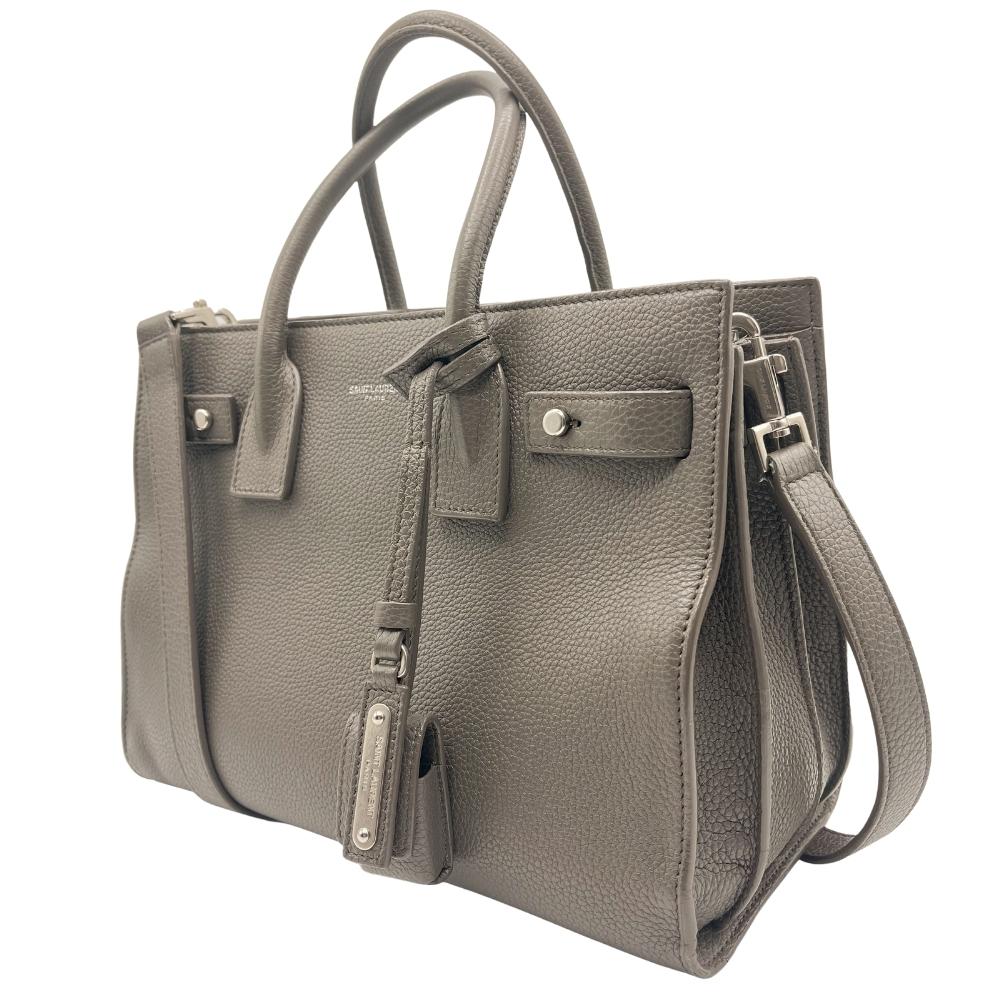 Sac de Jour Tote Baby in Grey Leather