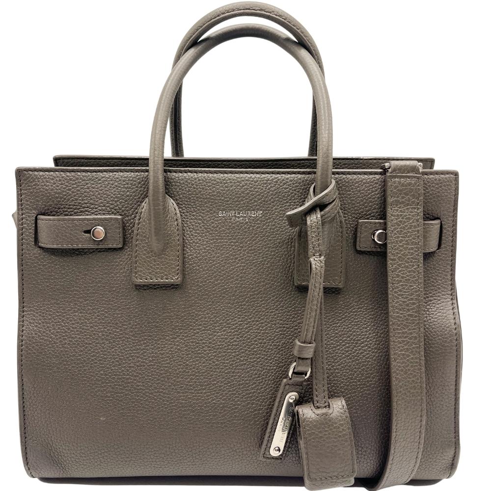 Sac de Jour Tote Baby in Grey Leather