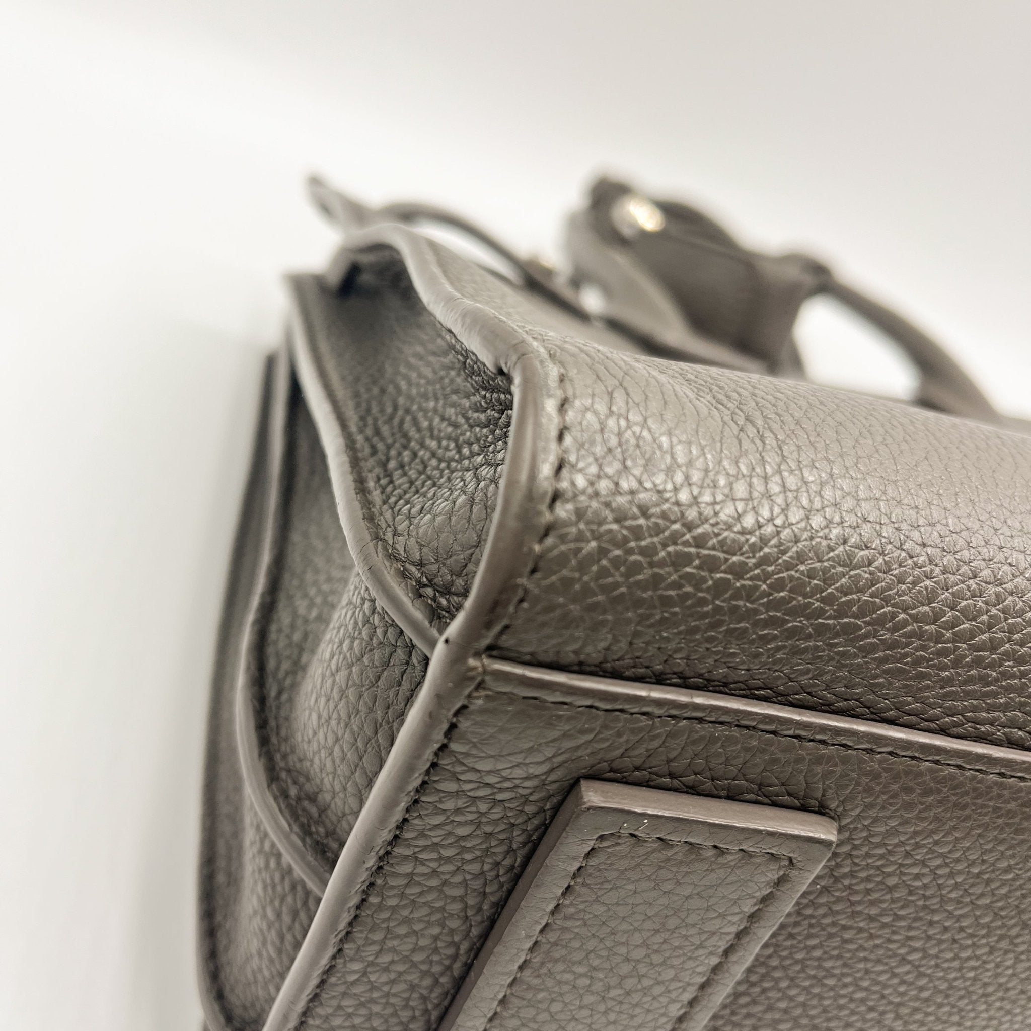 Sac de Jour Tote Baby in Grey Leather