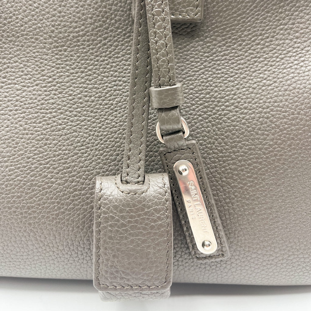 Sac de Jour Tote Baby in Grey Leather