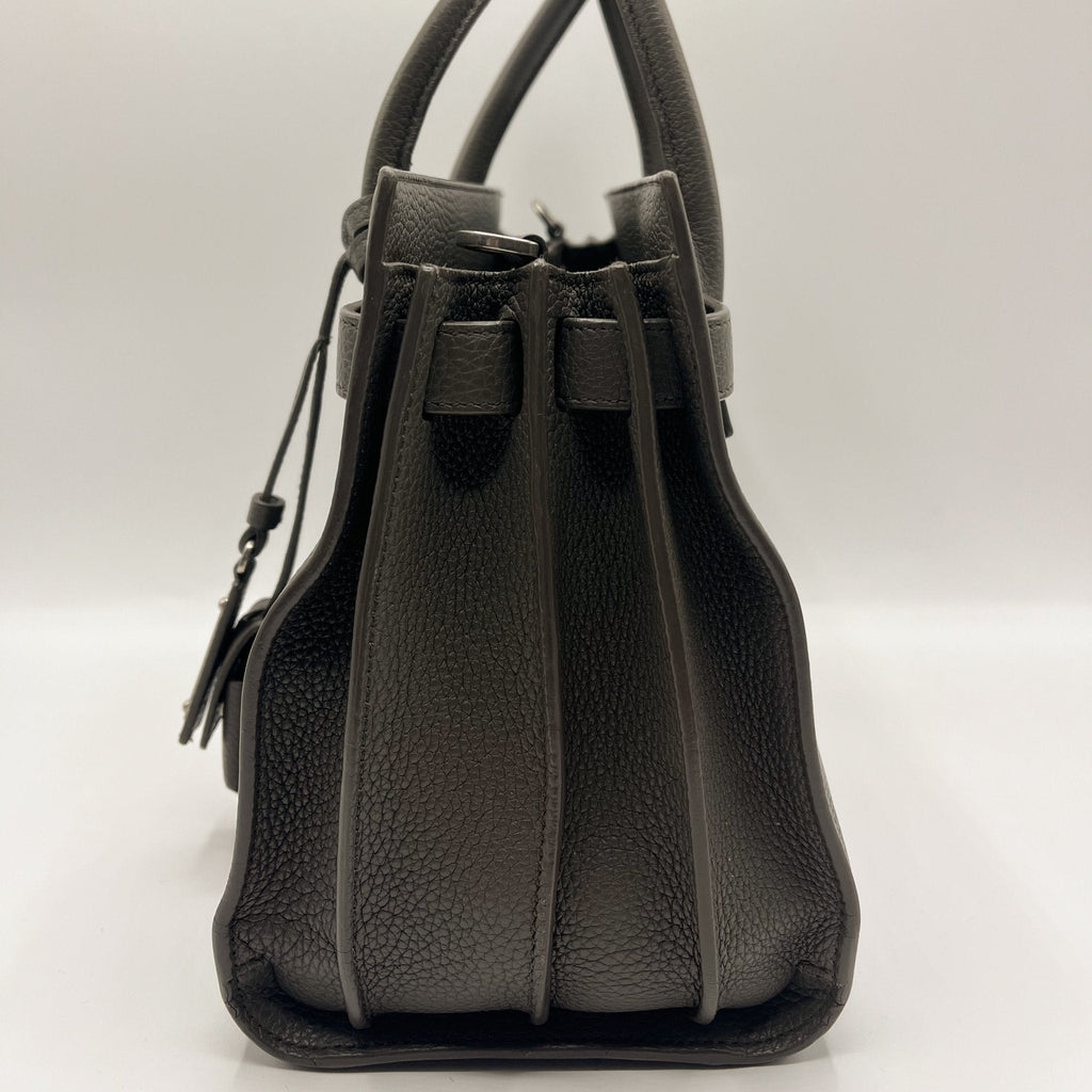 Sac de Jour Tote Baby in Grey Leather