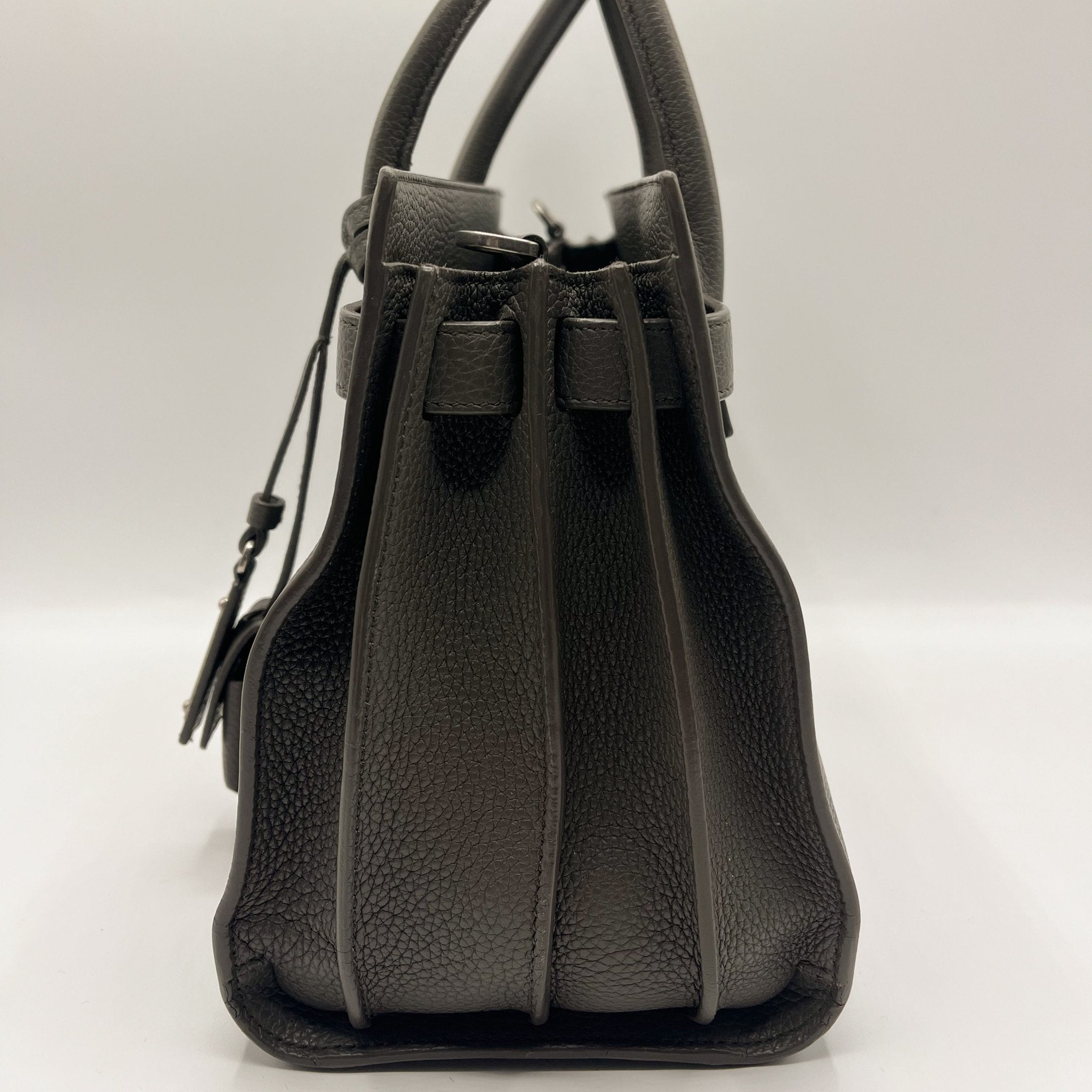 Sac de Jour Tote Baby in Grey Leather
