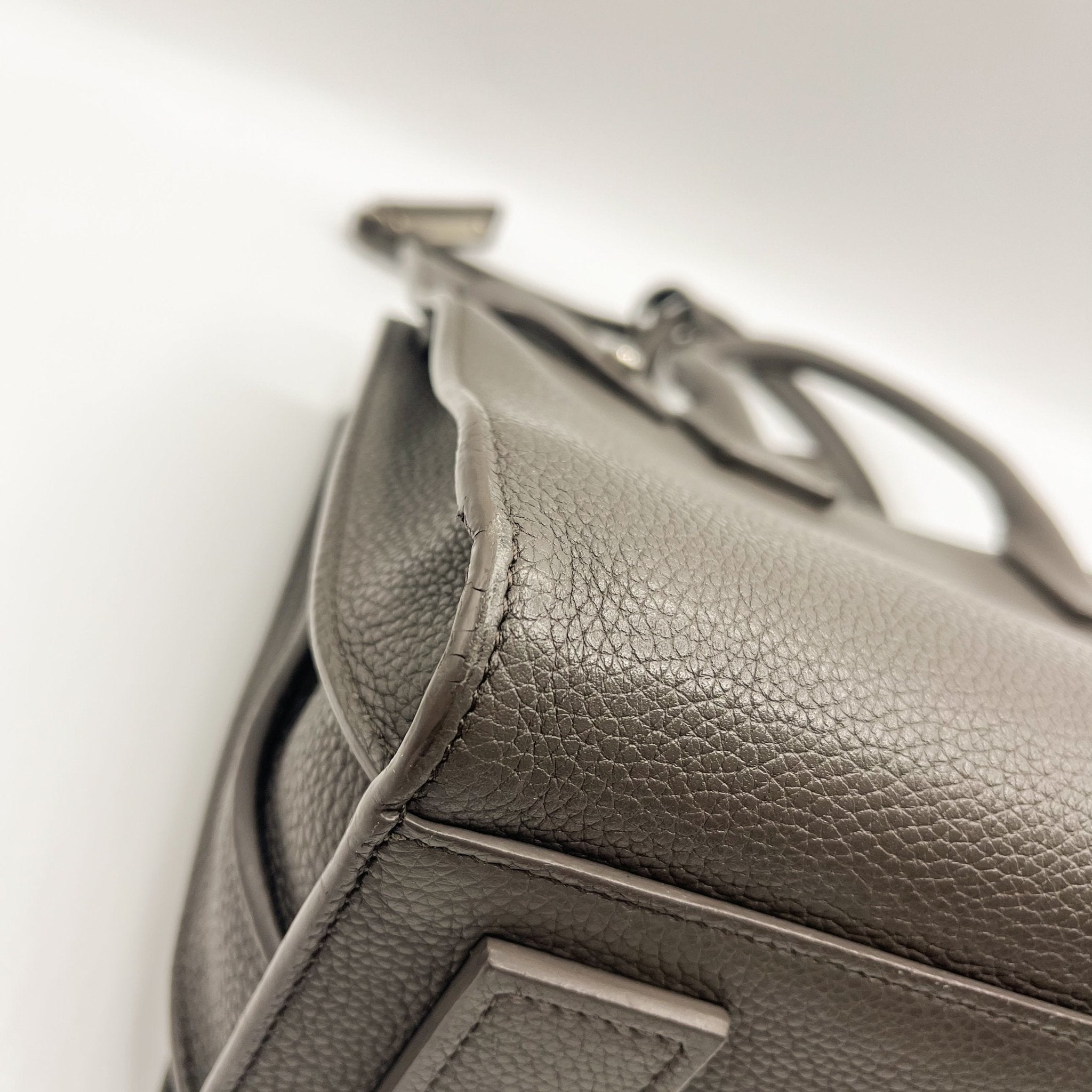 Sac de Jour Tote Baby in Grey Leather