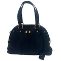 Yves Saint Laurent Muse in black leather