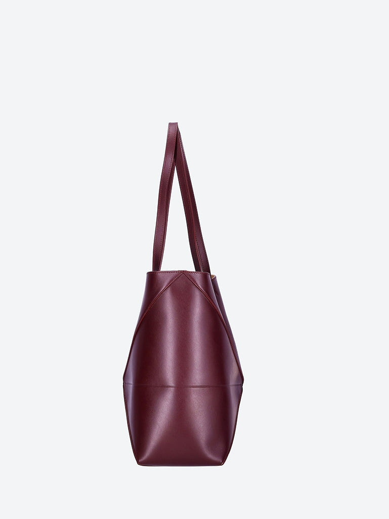 Loewe Women Shiny Leather Puzzle Fold Tote Medi