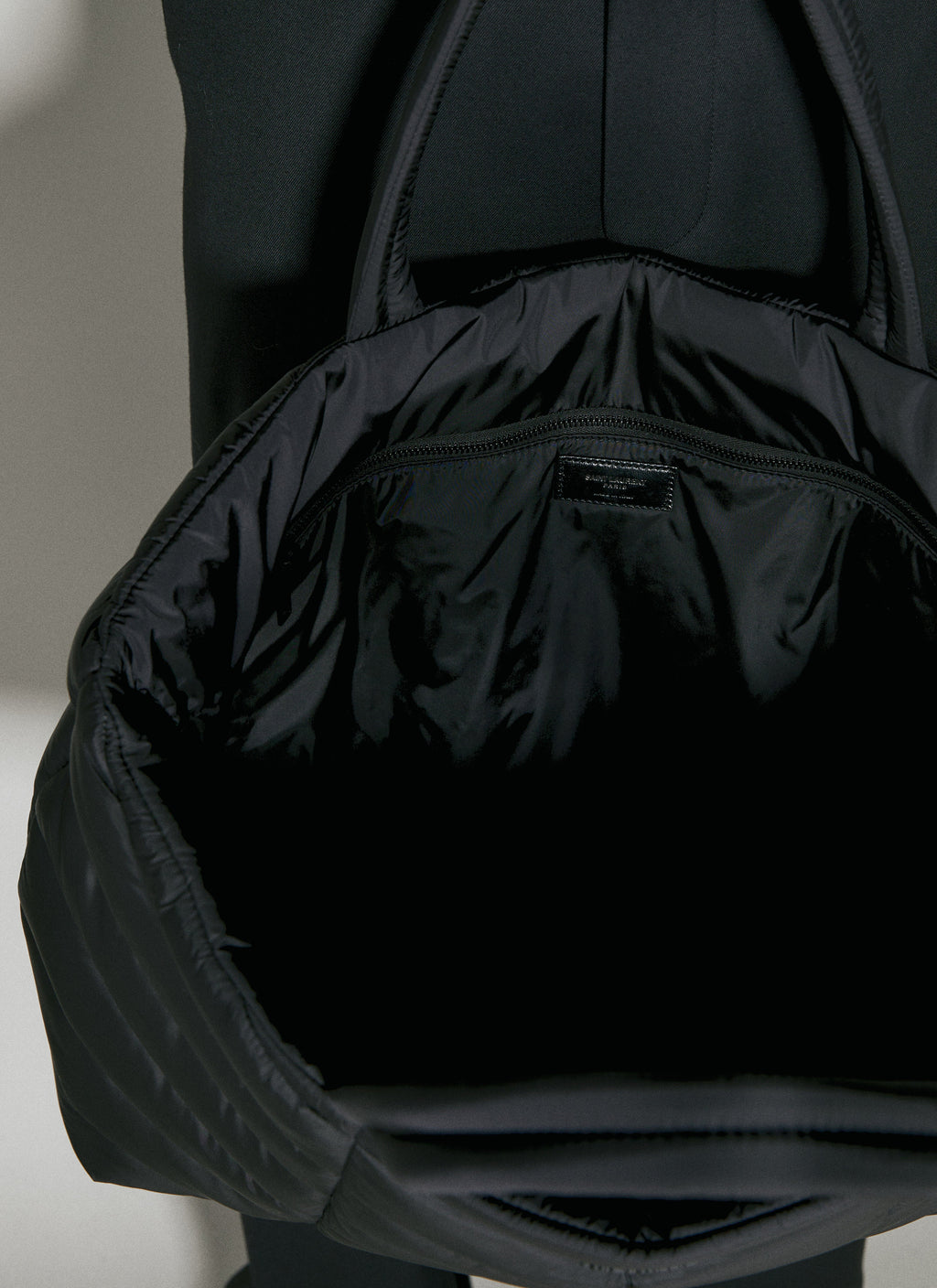 Saint Laurent Men Puffer Tote Bag