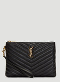 Saint Laurent Women Cassandre MatelassÃƒÆ’Ã‚Â© Pouch
