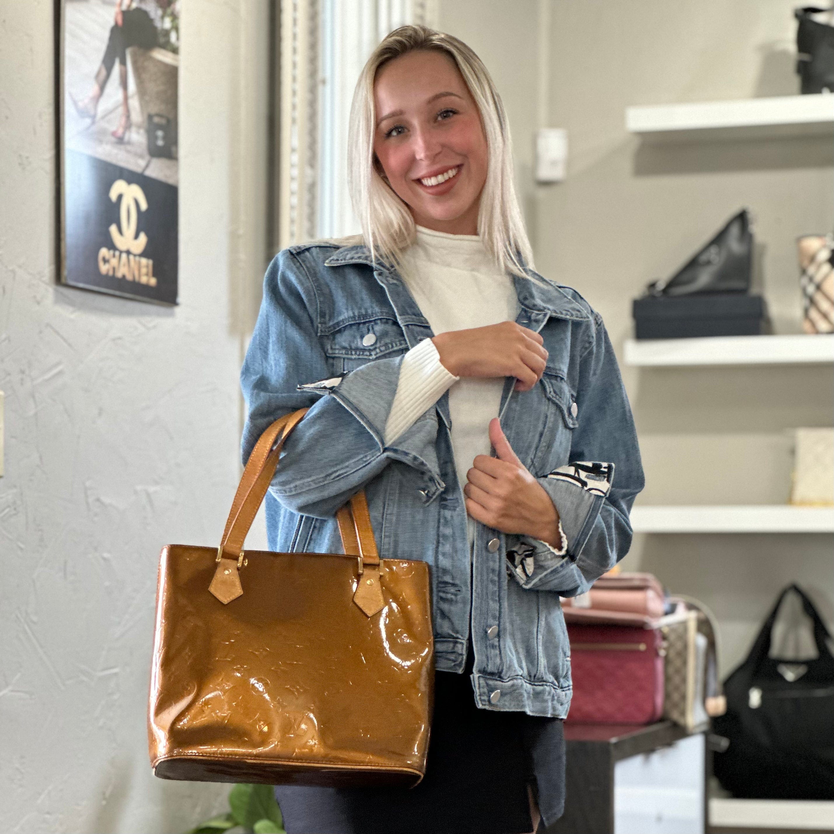 Louis Vuitton Monogram Vernis Houston Tote