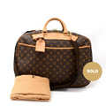 Louis Vuitto Alize 24 Heures Monogram Canvas Travel Bag with Strap