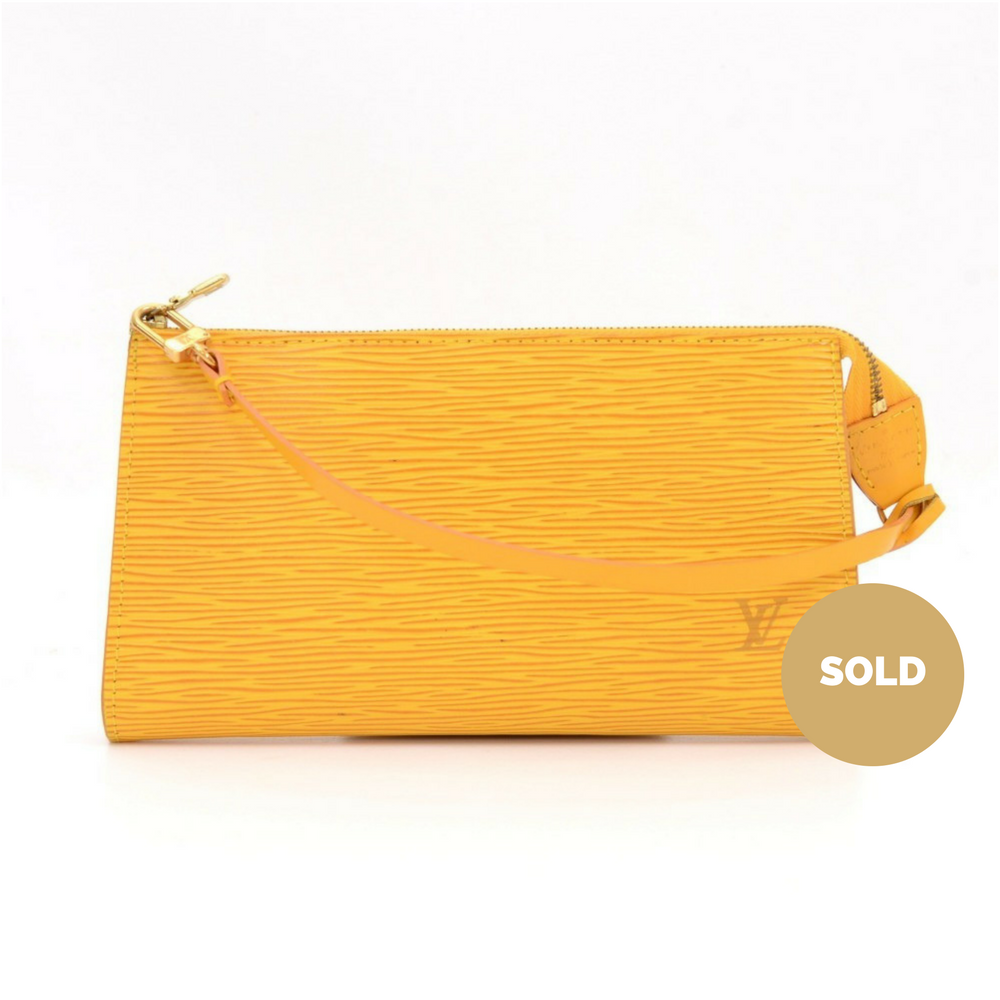 Louis Vuitto Epi Leather Pochette Accessoires Handbag