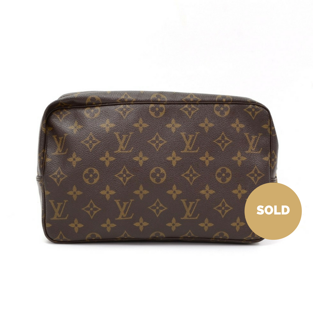 Louis Vuitto Trousse Toilette 28 Monogram Canvas Cosmetic Pouch