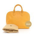 Louis Vuitto Alma Epi Leather Handbag