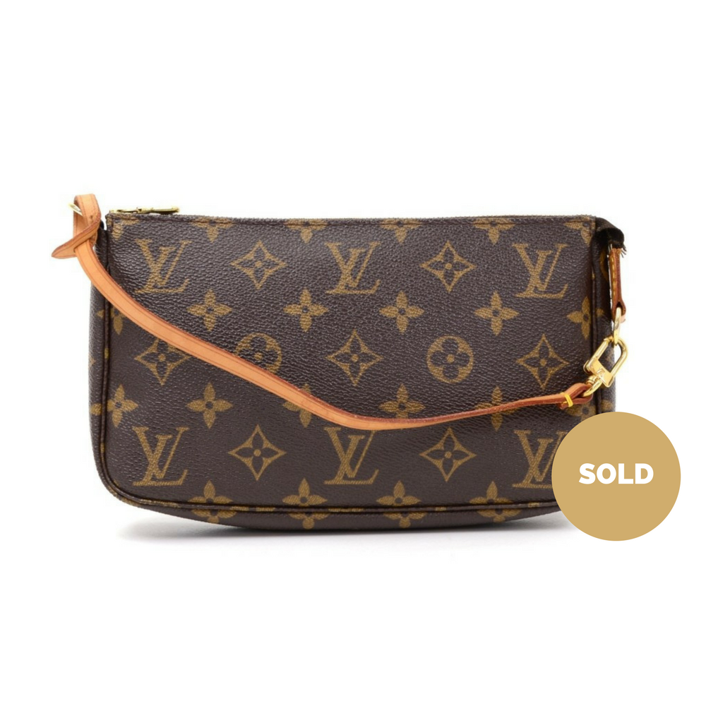 Louis Vuitto Pochette Accessoires Monogram Canvas Evening Bag