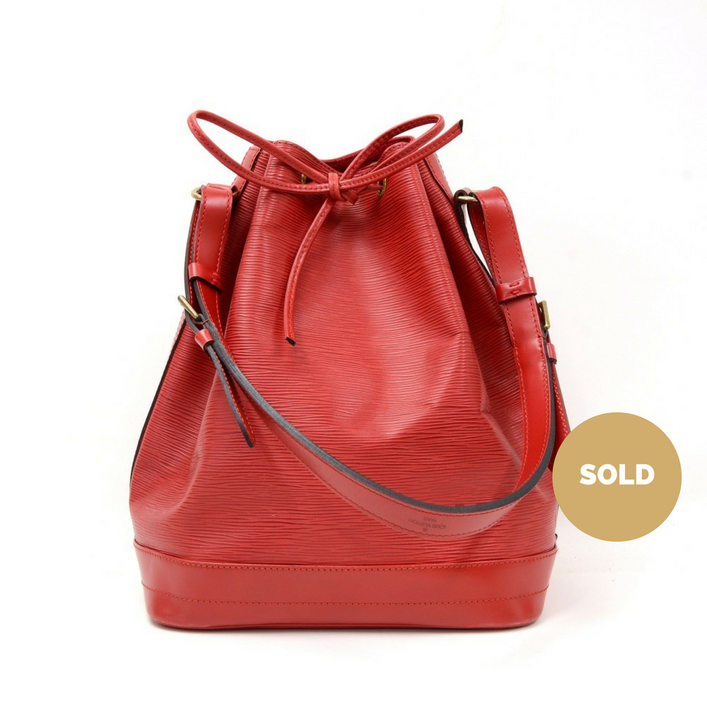 Louis Vuitto Noe Large Epi Leather Shoulder Bag