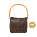 Louis Vuitto Looping MM Monogram Canvas Handbag