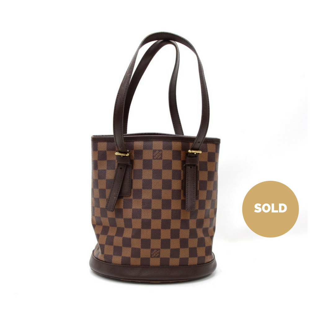 Louis Vuitto Marais Damier EbÃ¨ne Canvas Shoulder Bag