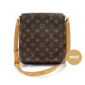 Louis Vuitto Musette Salsa Monogram Canvas Shoulder Bag