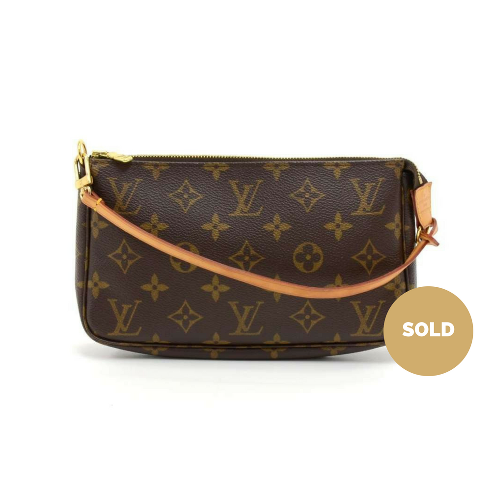 Louis Vuitto Pochette Accessoires Monogram Canvas Evening Bag