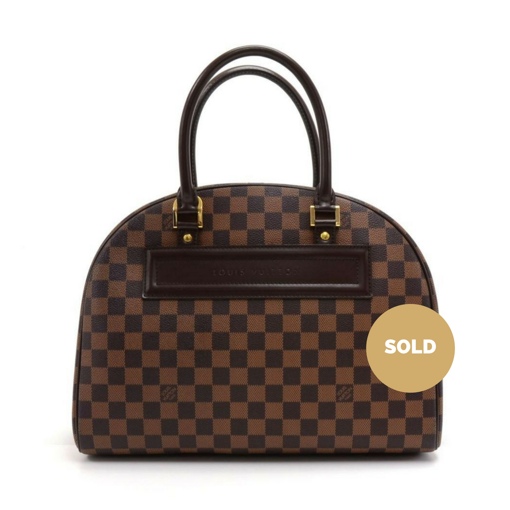 Louis Vuitto Nolita Damier EbÃ¨ne Canvas Handbag