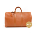 Louis Vuitto Keepall 50 Epi Leather Travel Bag