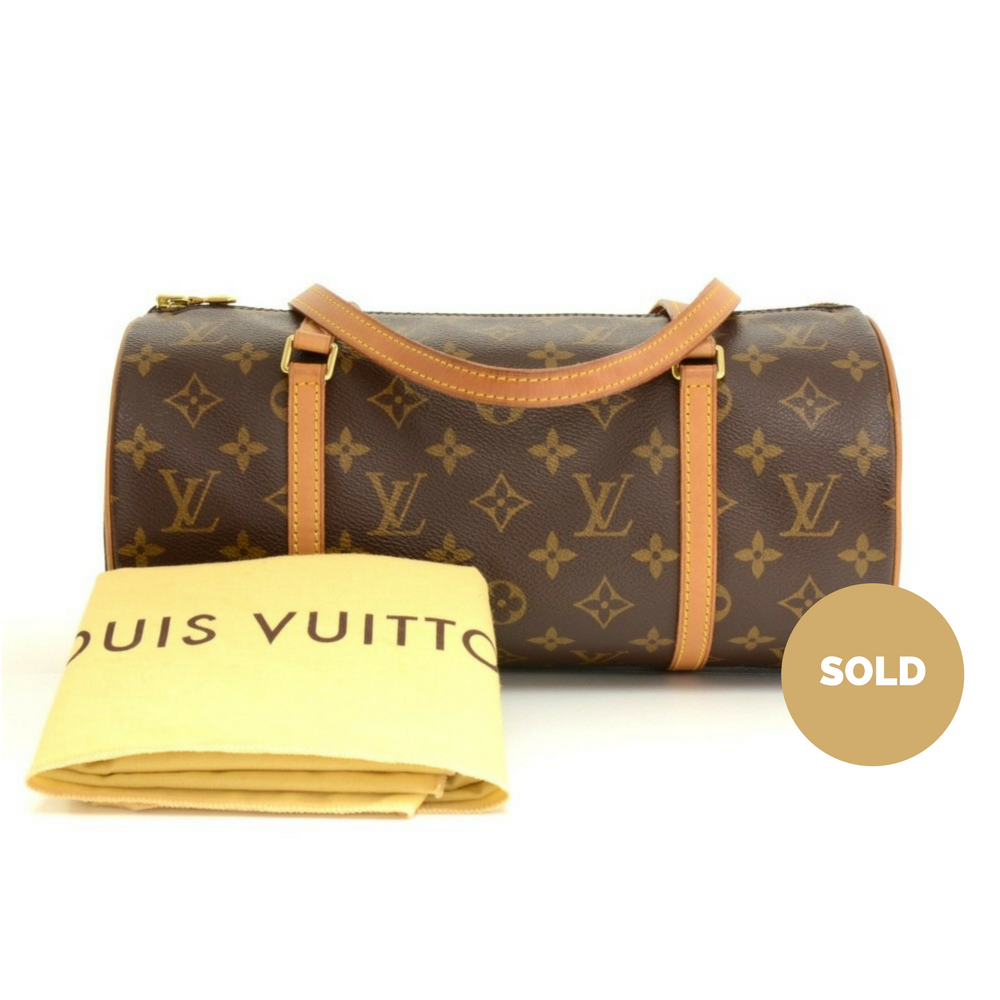 Louis Vuitto Monogram Canvas Papillon 30 Handbag