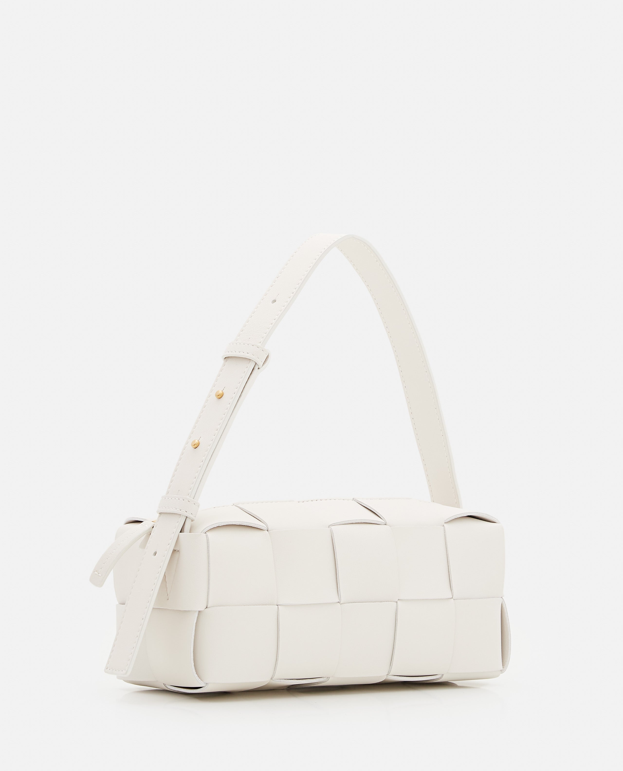 Bottega Veneta Women Small Brick Cassette Leather Shoulder Bag