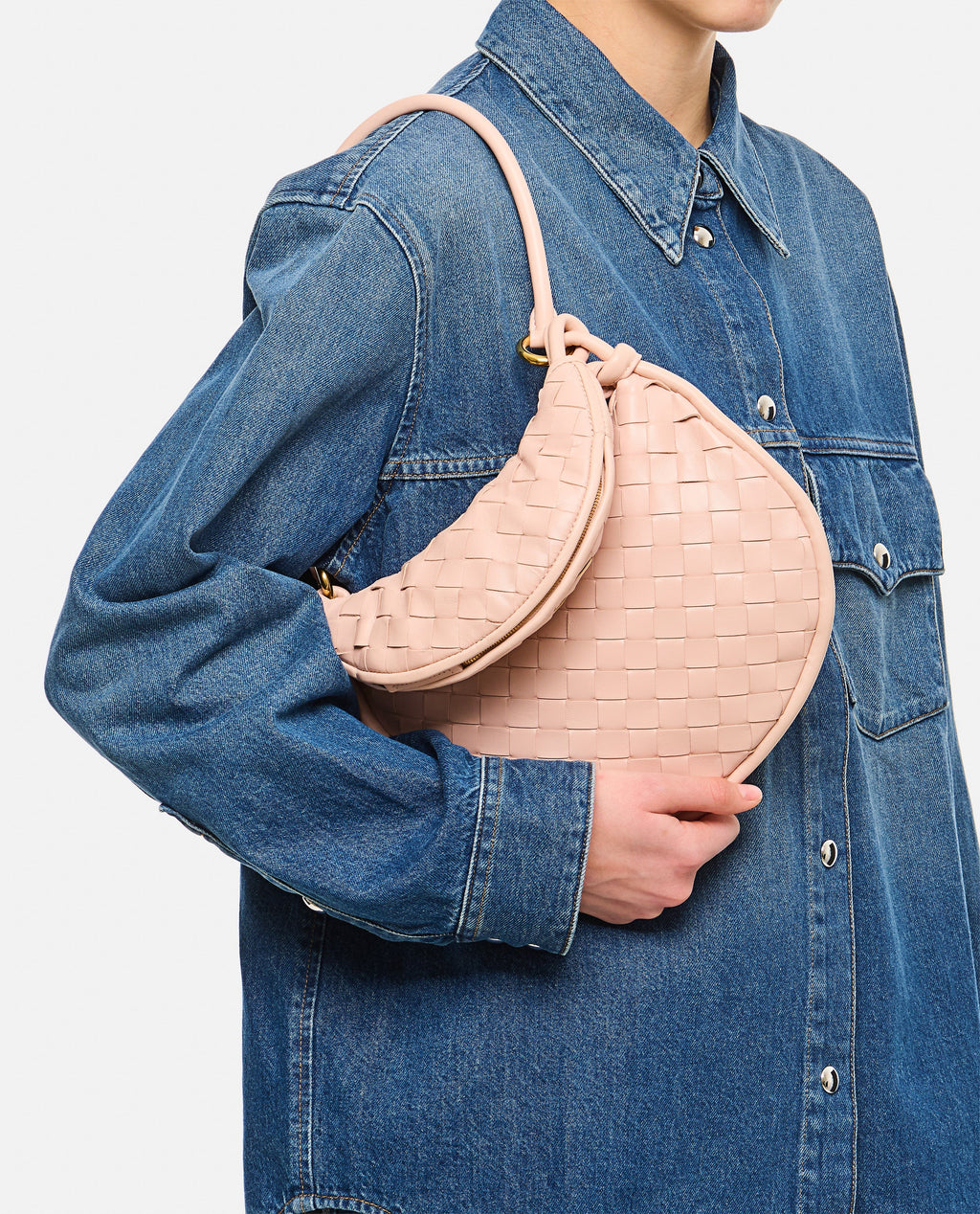 Bottega Veneta Women Gemelli Small Leather Shoulder Bag