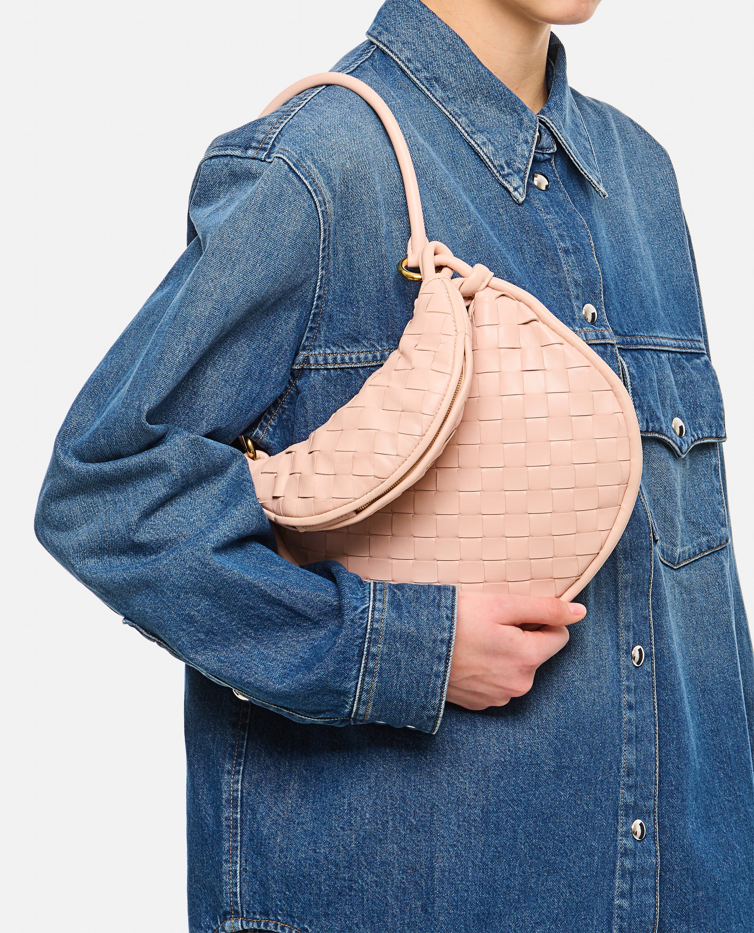 Bottega Veneta Women Gemelli Small Leather Shoulder Bag