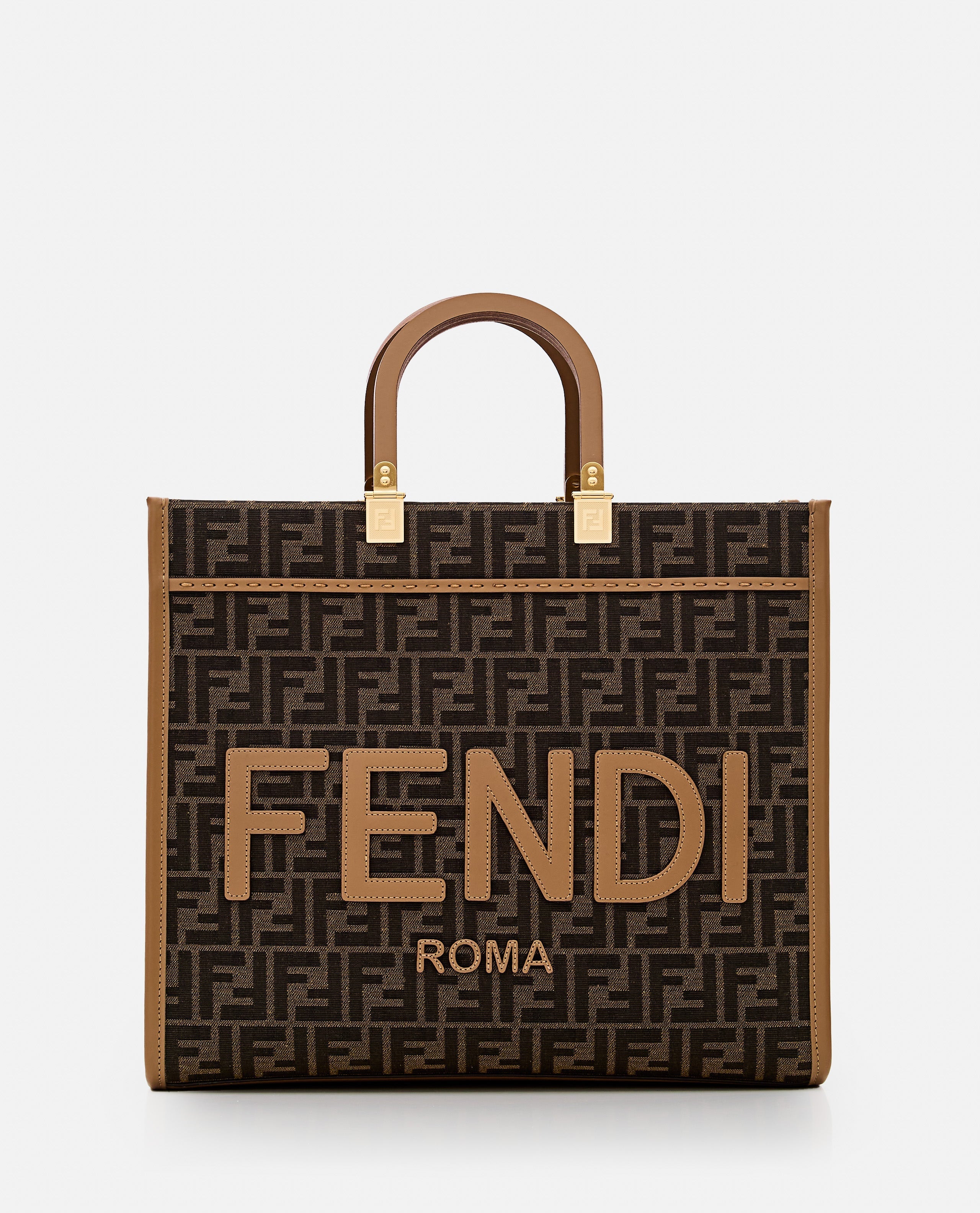 Fendi Women Fendi Sunshine Jacquard Tote Bag