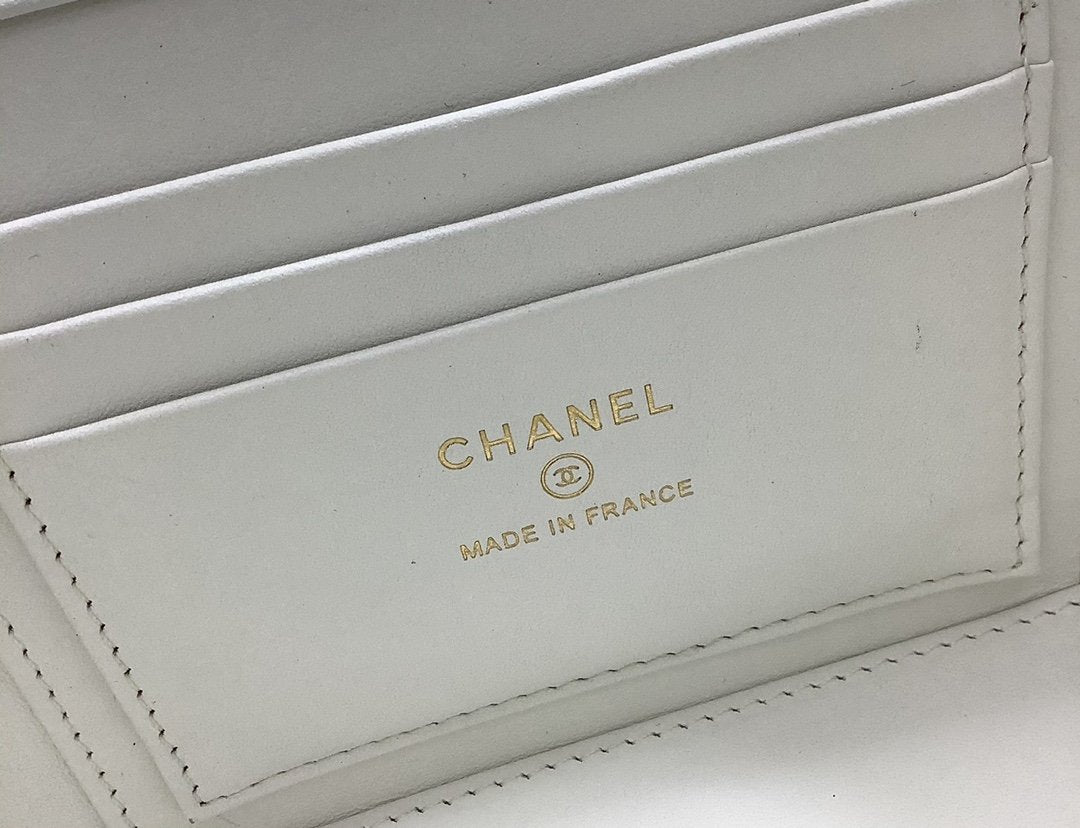 CHLSmall Vanity Case White For Women Bags 5.9in/15cm