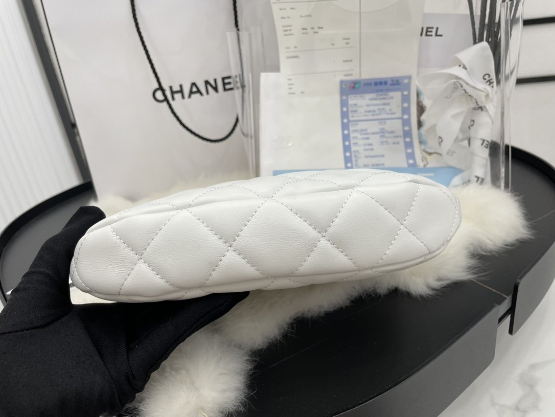 CHLHobo Handbag White For Women, Women’s Bags 9.4in/24cm