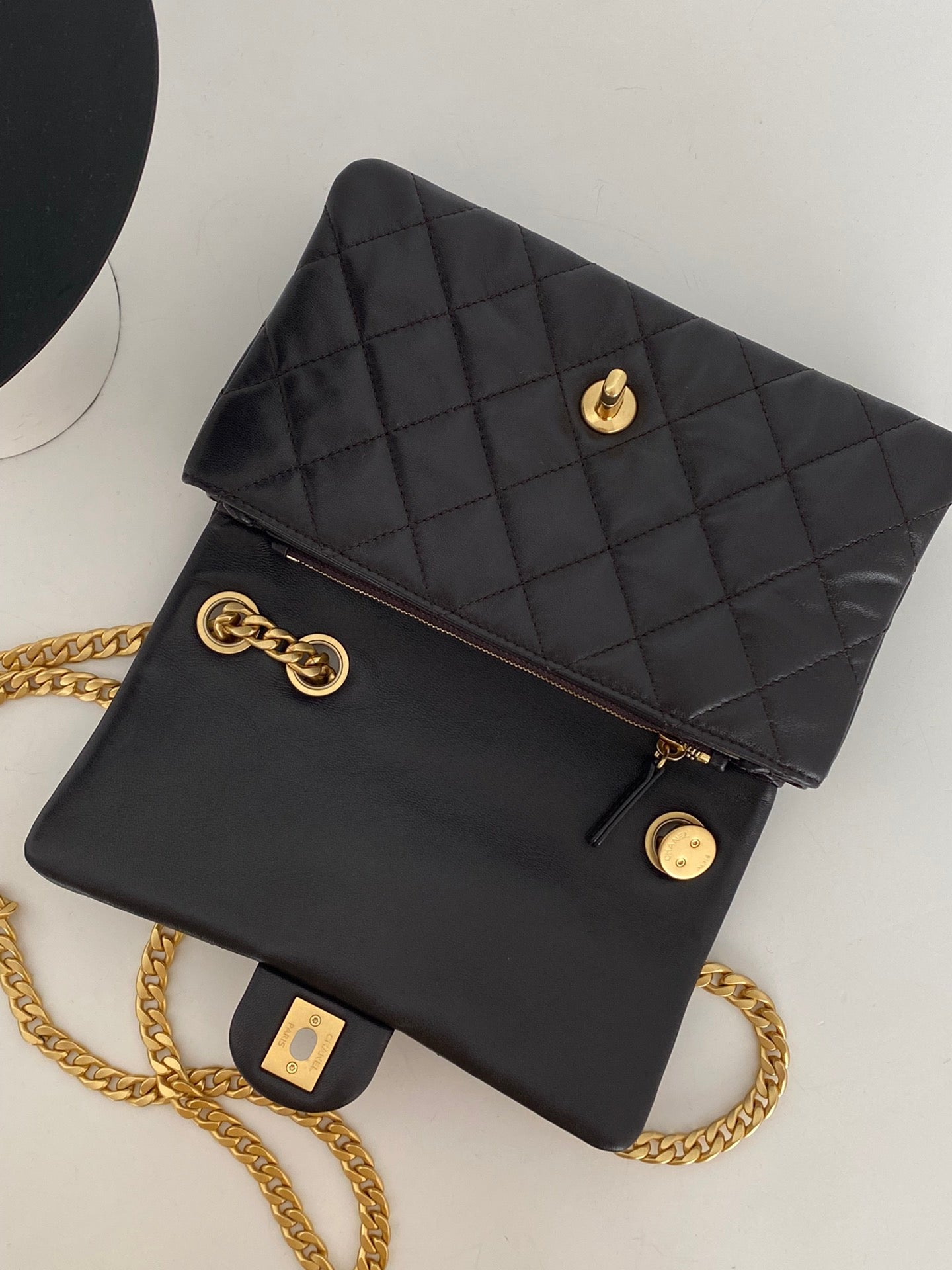 CHLSmall Flap Bag Black For Women, Women’s Bags 8.7in/22cm