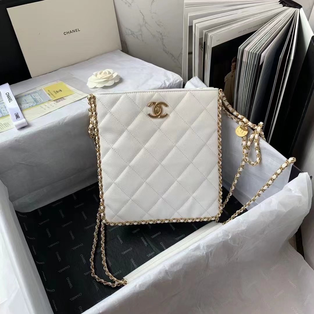 CHLSmall Shopping Bag White For Women Bags 9in/23cm