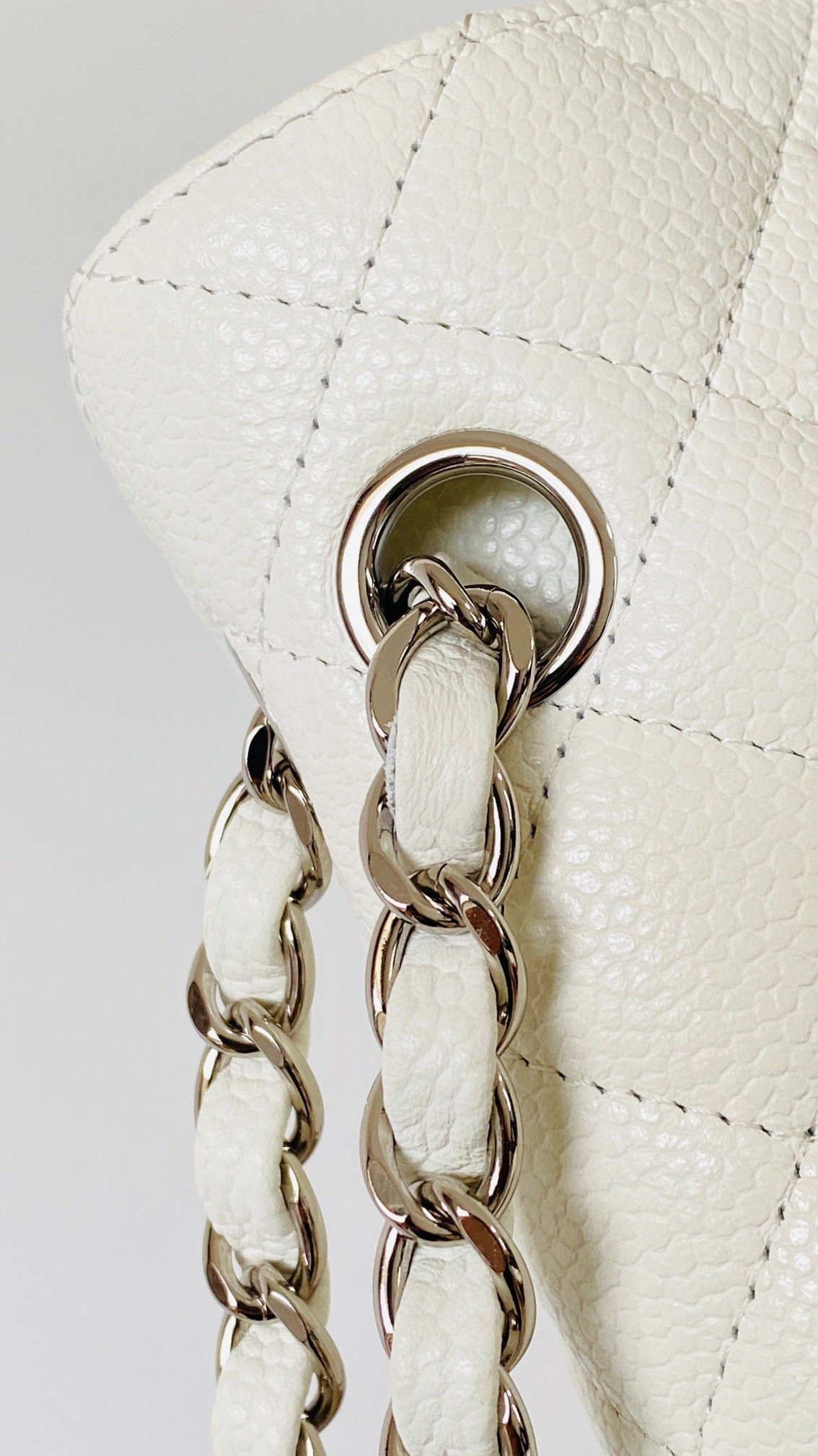 CHLSmall Classic Handbag White For Women Bags 9.1in/23cm