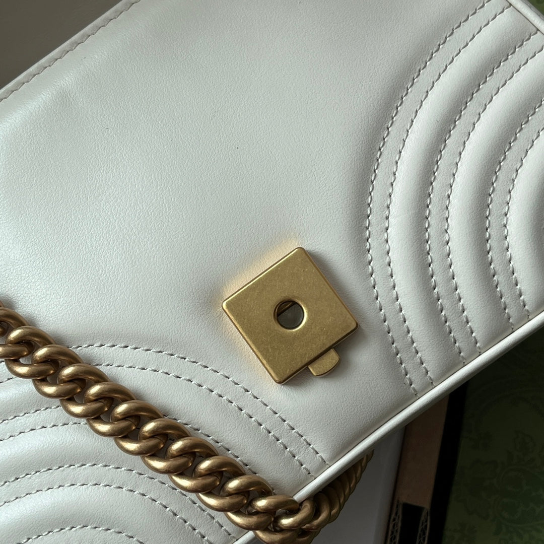 Glami Marmont Mini Top Handle Bag White For Women, Women’s Bags 8.3in/21cm Glami Ã¢â‚¬Å½547260 DTGLAMIT 9022