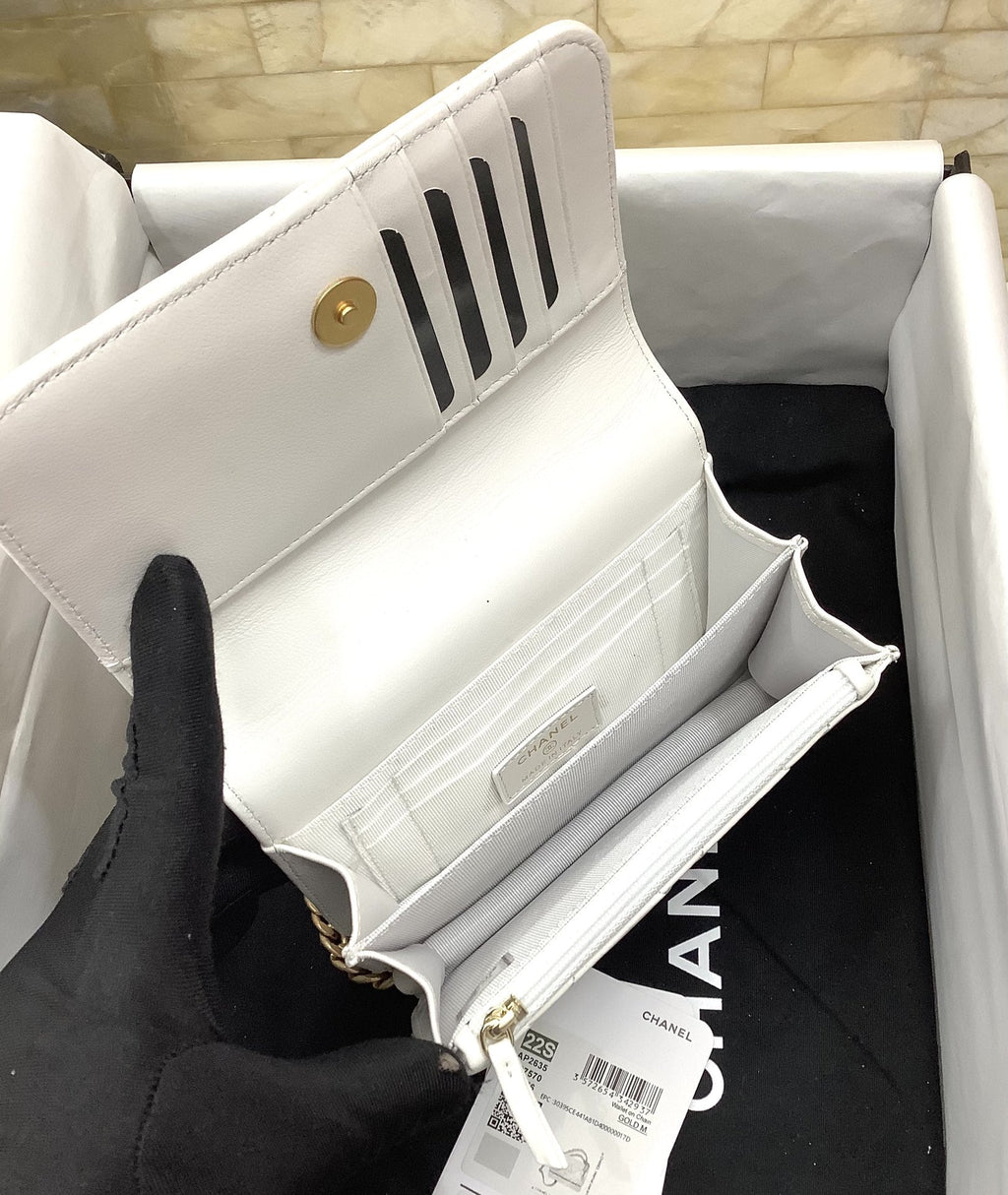 CHLSpring And Summer 22C White For Women Bags 6.1in/15.5cm