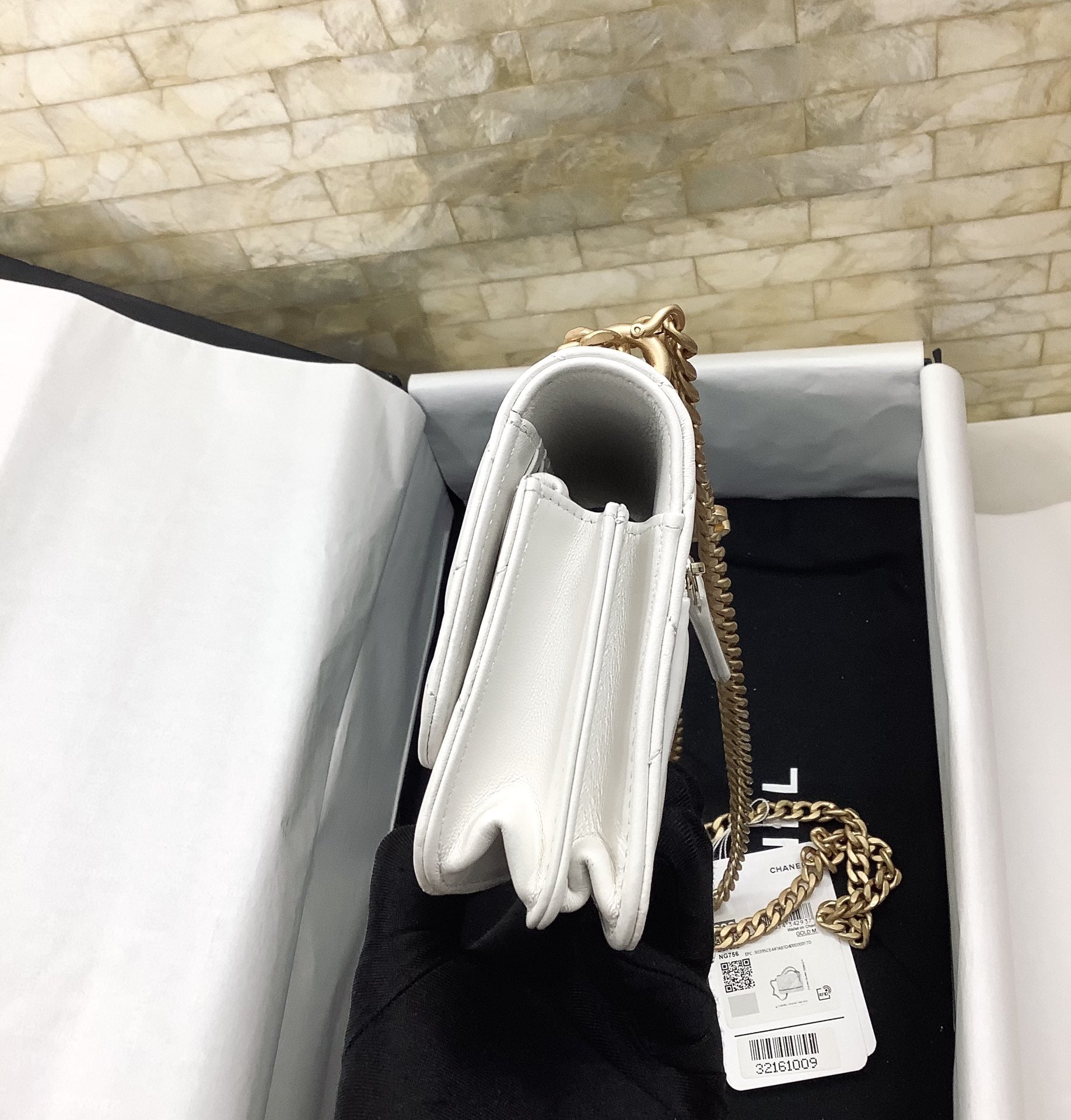 CHLSpring And Summer 22C White For Women, Women’s Bags 6.1in/15.5cm