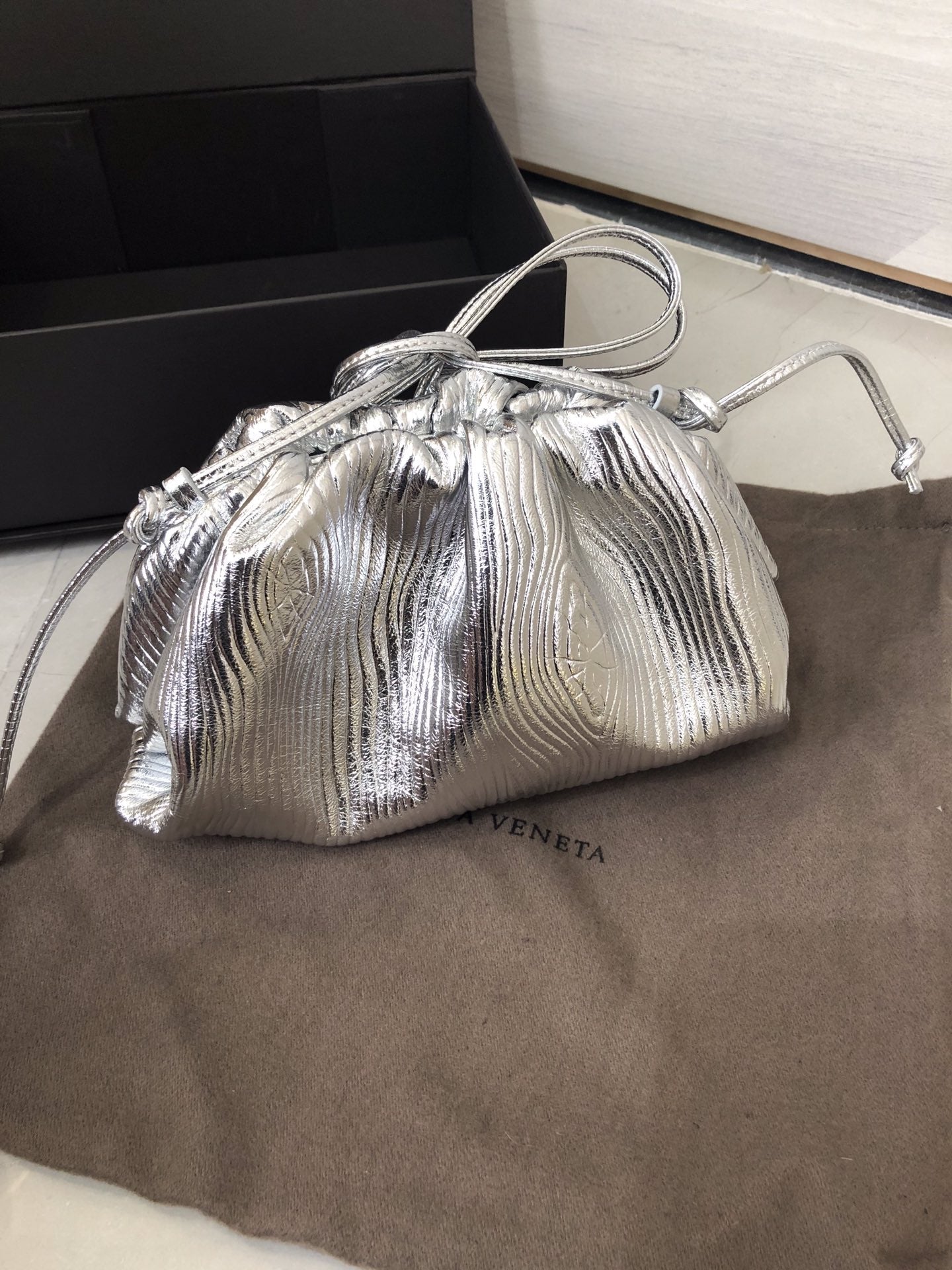 GLAMI Clutch Sliver, For Women, Bags 8.7in/22cm