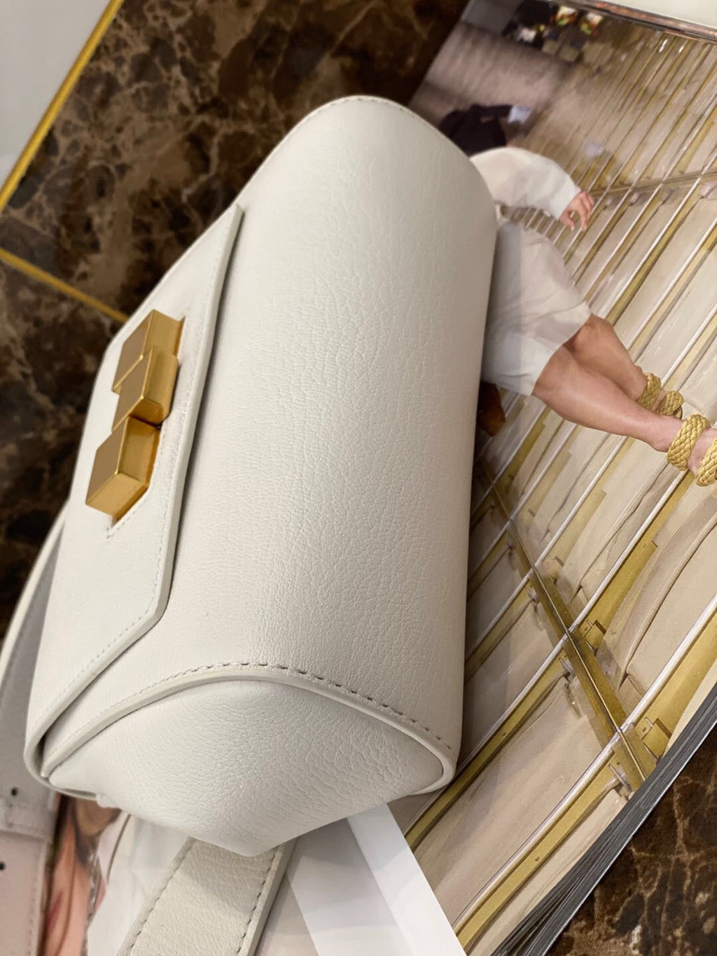GLAMI Handle Bag White, For Women, Bags 8.5in/21.5cm