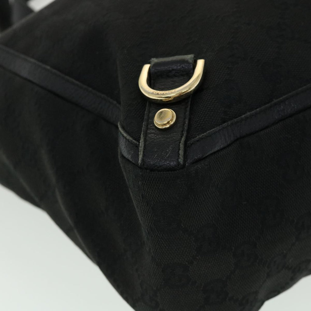 GUCCI GG Canvas Abbey Hand Bag Black tb089