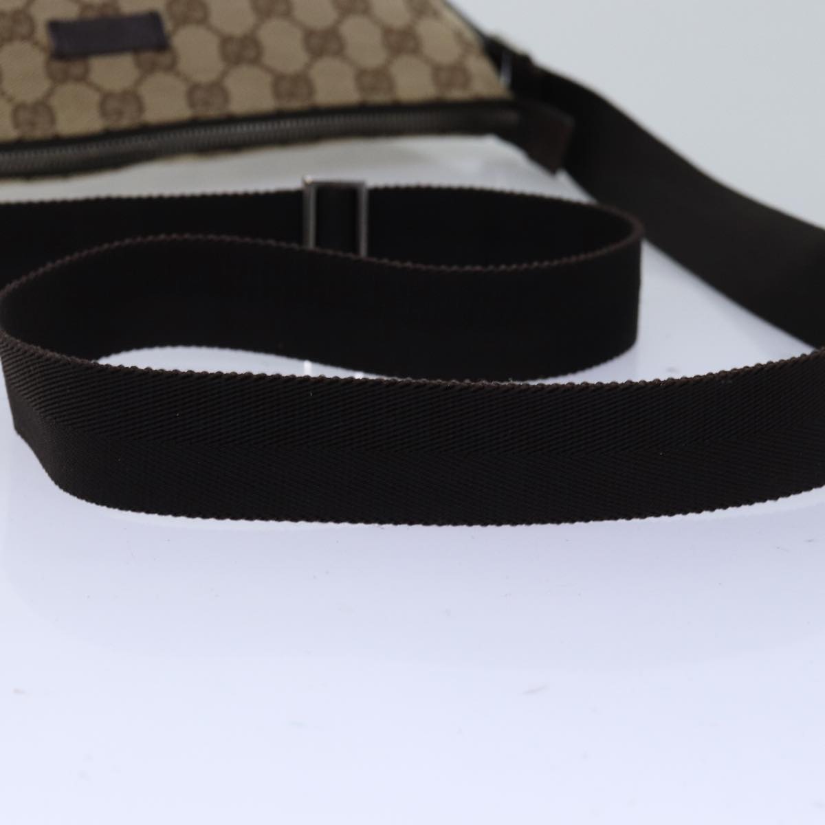 GUCCI GG Canvas Shoulder Bag Beige 114273 tb1081