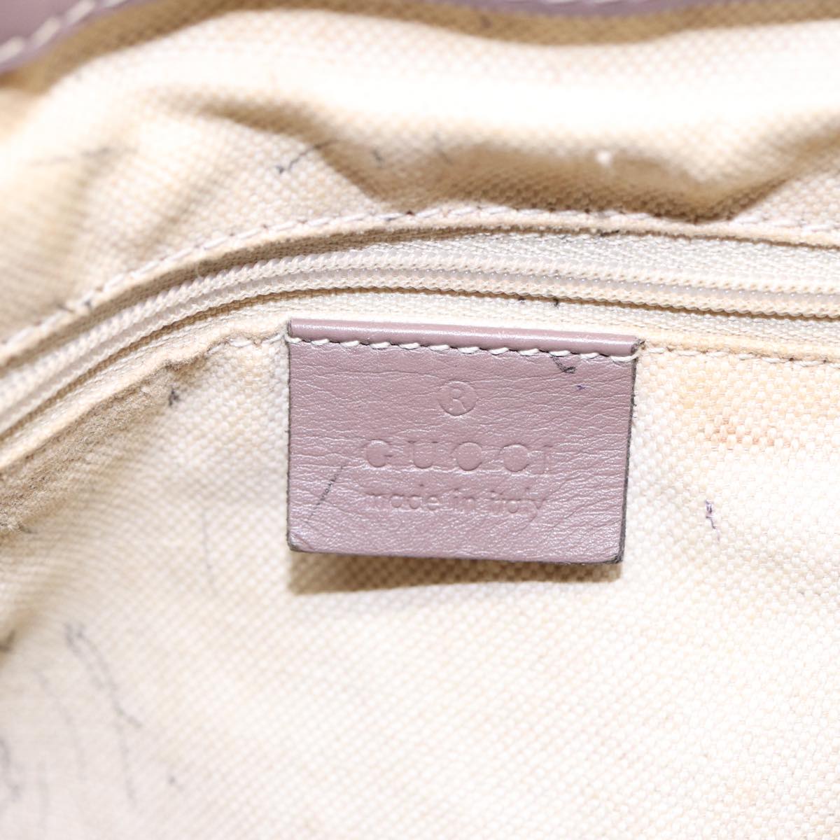GUCCI GG Canvas Hand Bag 2way Beige Gold tb1123
