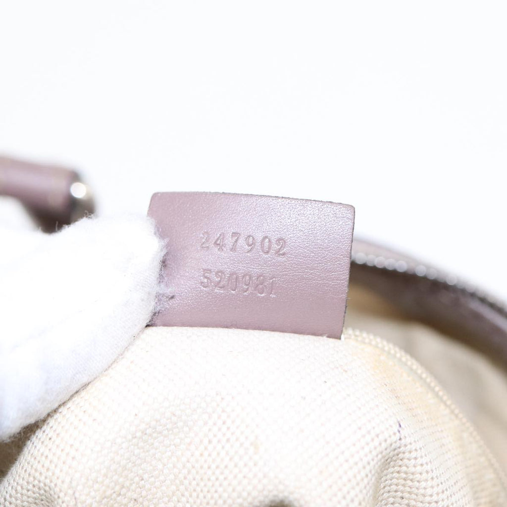 GUCCI GG Canvas Hand Bag 2way Beige Gold tb1123