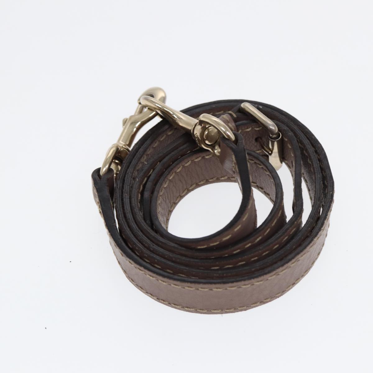 GUCCI GG Canvas Hand Bag 2way Beige Gold tb1123