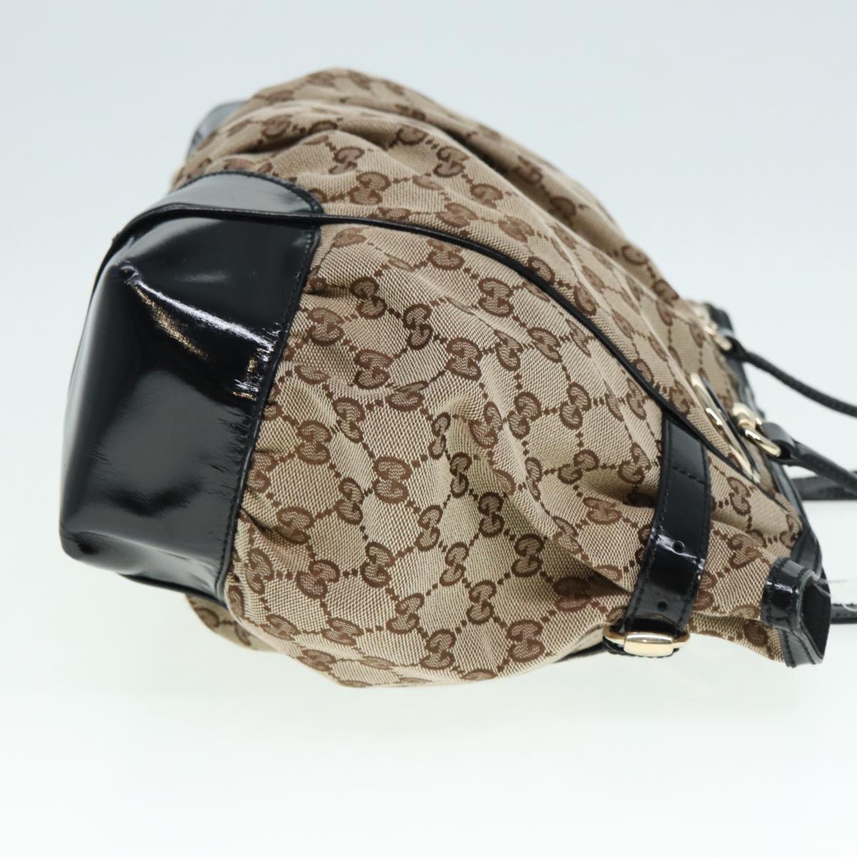 GUCCI GG Canvas Tote Bag Beige Gold 203529 tb1157