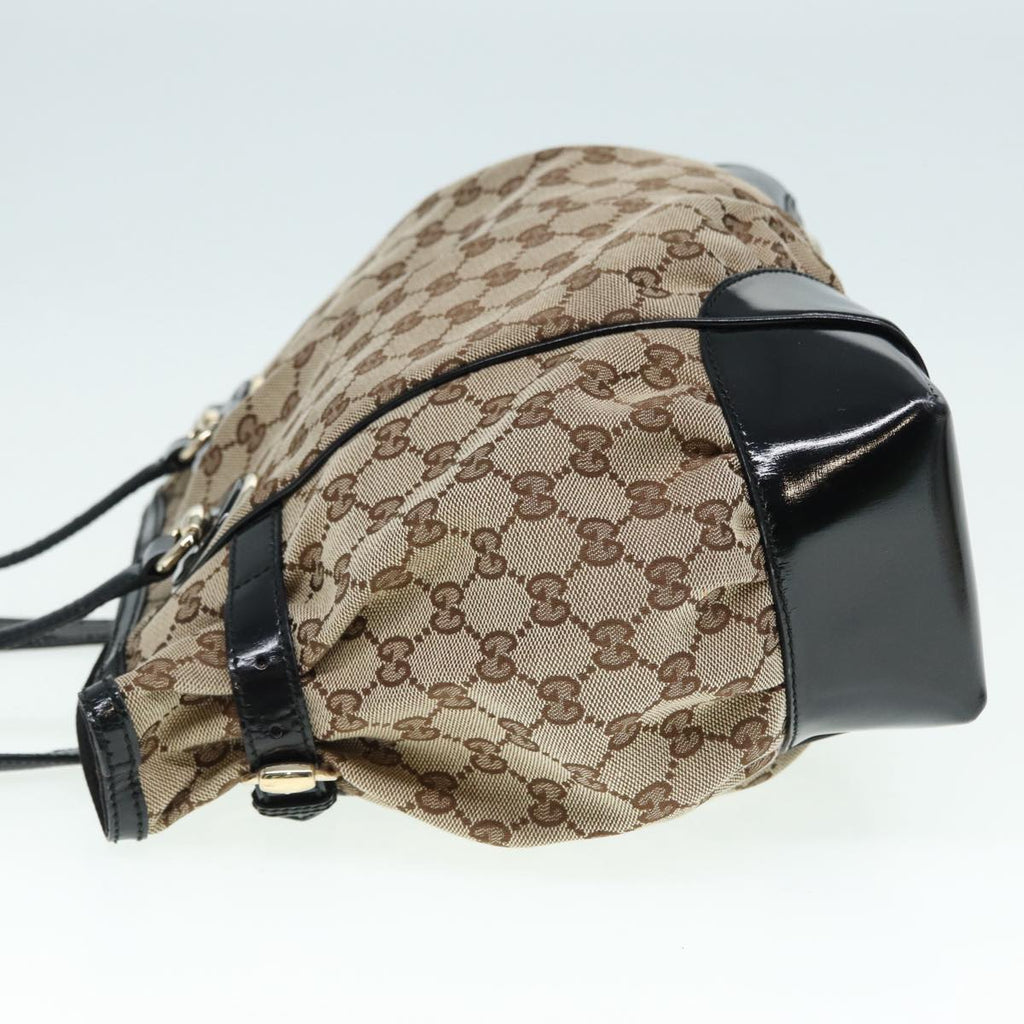 GUCCI GG Canvas Tote Bag Beige Gold 203529 tb1157