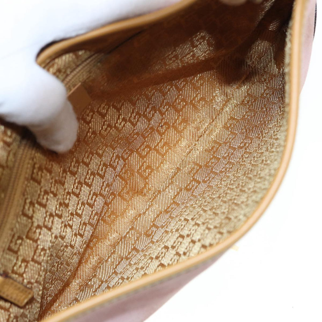 GUCCI Bamboo Jackie Shoulder Bag Suede Pink Gold 001 4096 2684 tb1177