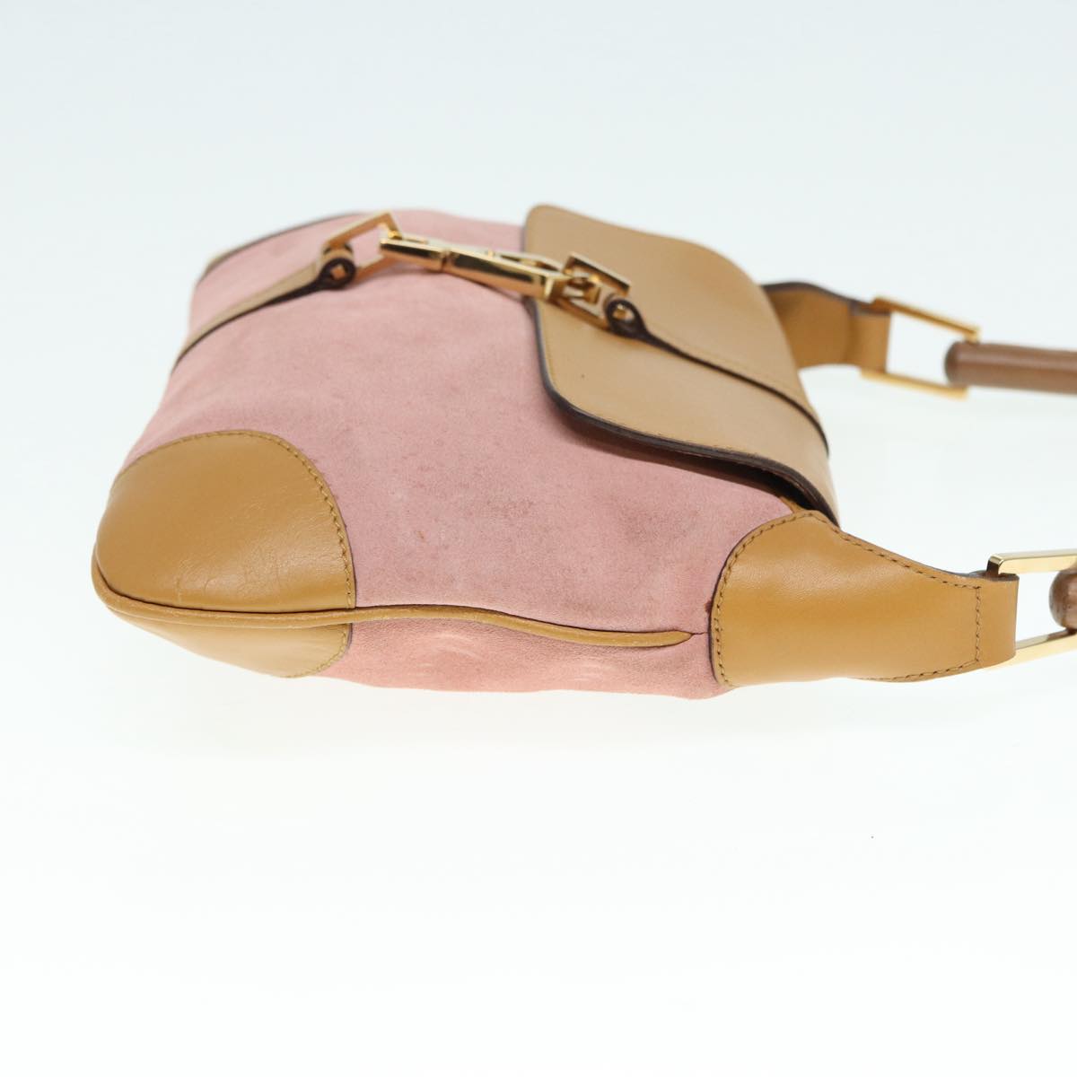 GUCCI Bamboo Jackie Shoulder Bag Suede Pink Gold 001 4096 2684 tb1177
