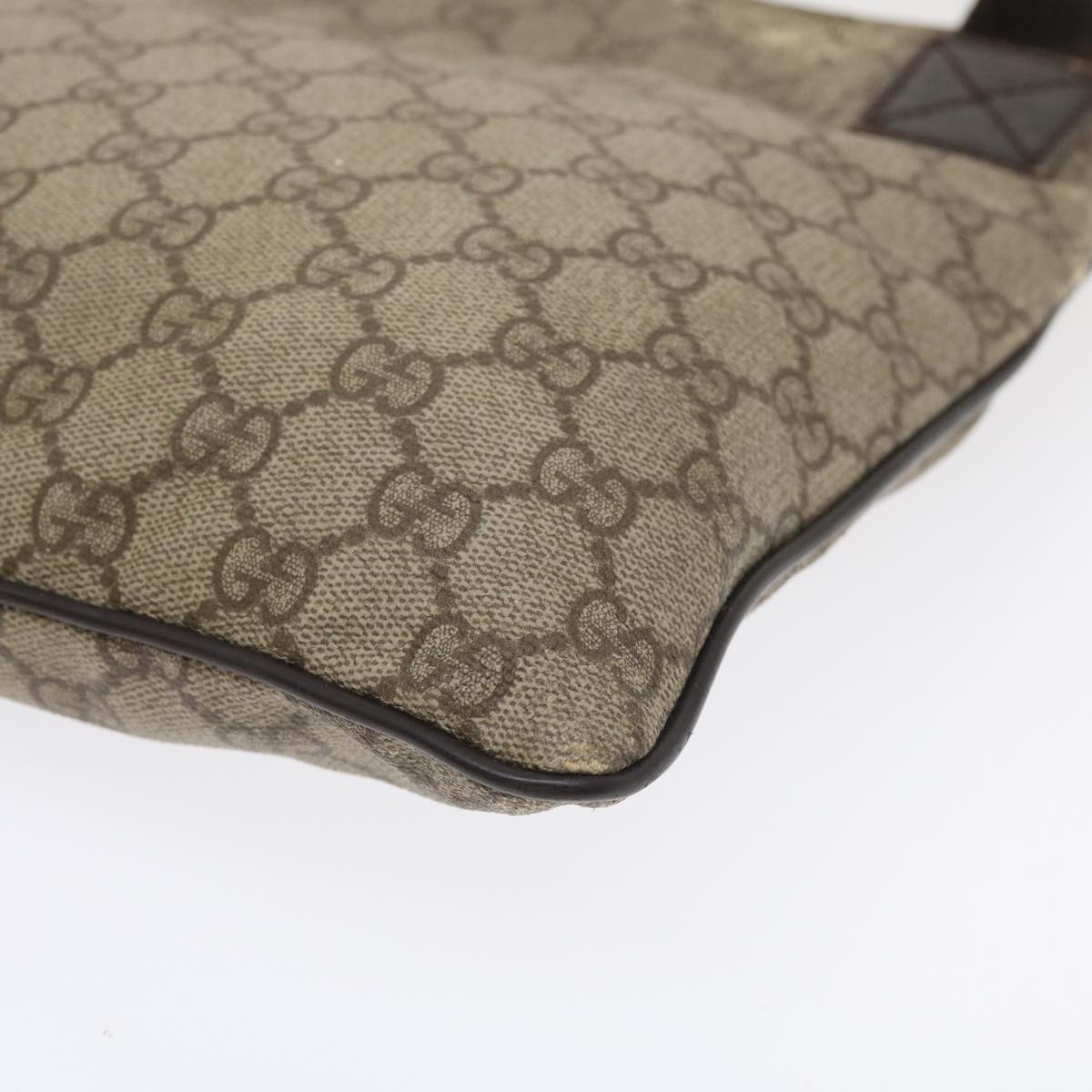 GUCCI GG Canvas Shoulder Bag Beige 141626467891 tb395